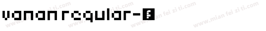 vanan regular字体转换